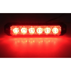 Red Light Color 6 LED Beacon Grille 12W XA1 XB1